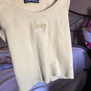 brandy melville honey tank top